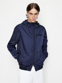Синій - Демісезонна куртка Armani Exchange