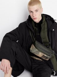 Чёрный - Зимняя куртка Armani Exchange