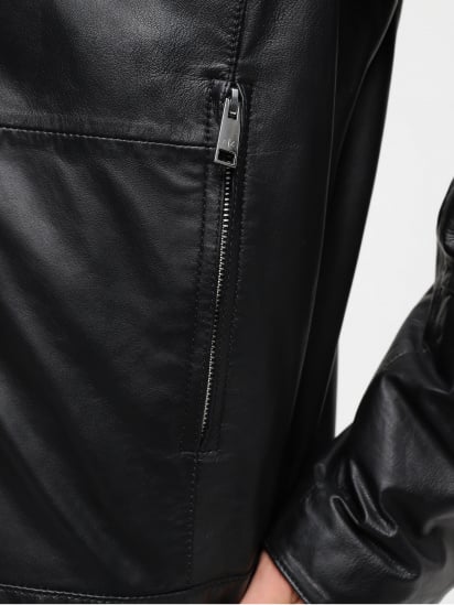 Шкіряна куртка Armani Exchange модель D49R72-D9P72-999 — фото 4 - INTERTOP
