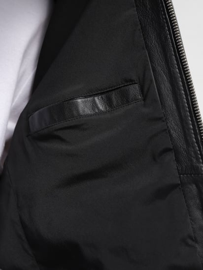Шкіряна куртка Armani Exchange модель D49R72-D9P72-999 — фото 5 - INTERTOP
