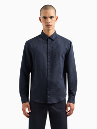Тёмно-синий - Рубашка Armani Exchange