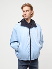 Темно-синій - Демісезонна куртка Armani Exchange Milano Edition