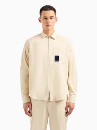 Бежевый - Куртка-рубашка Armani Exchange Milano Edition