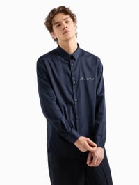 Тёмно-синий - Рубашка Armani Exchange Essential