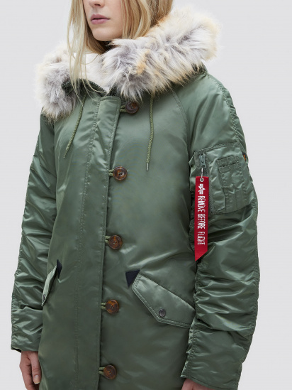 Зимняя куртка Alpha Industries модель WJE45500C1_sage — фото - INTERTOP