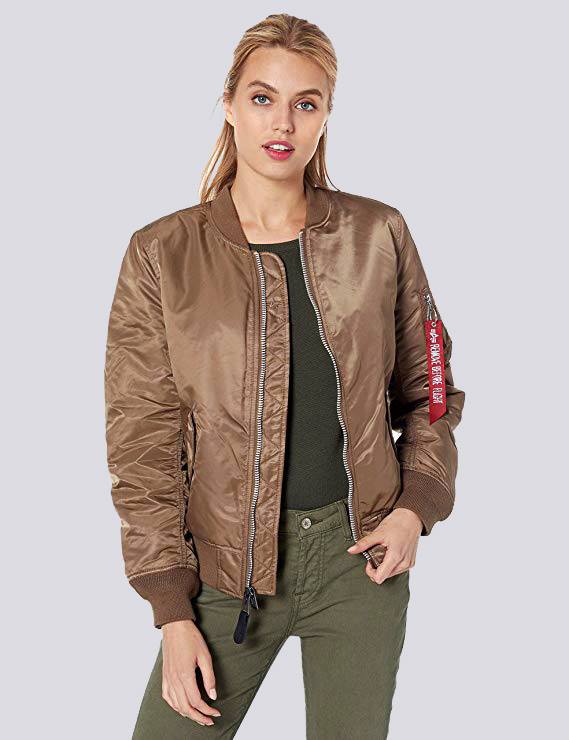 

Куртка женская Alpha Industries модель WJM48504C1_brown, Рожевий