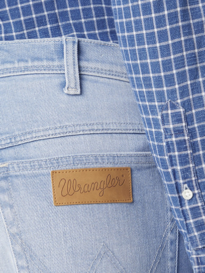 Шорты джинсовые Wrangler модель W11CZH280 — фото 4 - INTERTOP