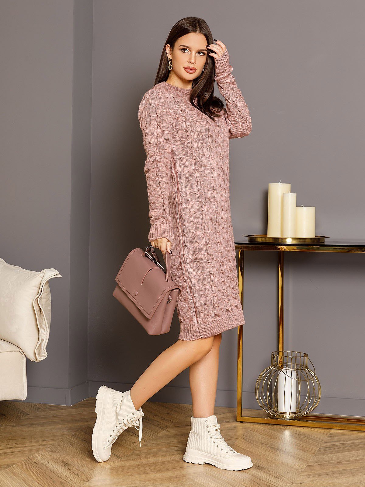 

ISSA Plus Сукні (WN20-07_pink) Жіноче, колір - Рожевий, матеріал - без підкладки