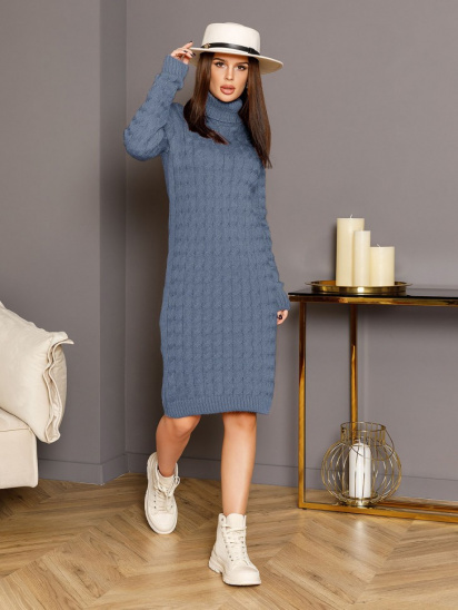 Сукня ISSA Plus модель WN20-205_blue — фото - INTERTOP