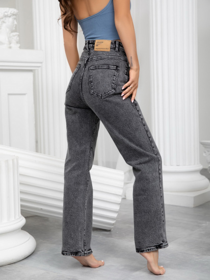 Широкие джинсы ISSA Plus модель WN20-242_grey — фото 3 - INTERTOP