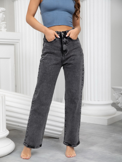 Широкі джинси ISSA Plus модель WN20-242_grey — фото - INTERTOP