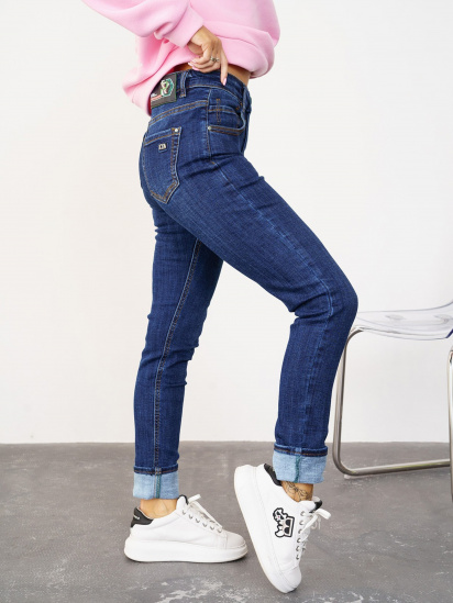 Зауженные джинсы ISSA Plus модель WN20-310_blue — фото - INTERTOP