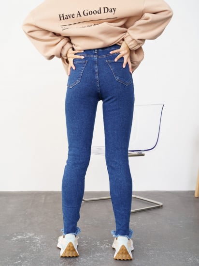 Скинни джинсы ISSA Plus модель WN20-316_blue — фото 3 - INTERTOP