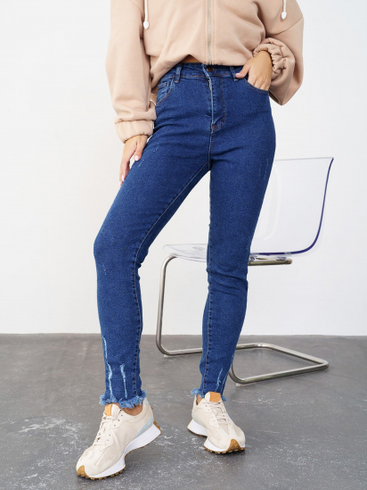 Скинни джинсы ISSA Plus модель WN20-316_blue — фото - INTERTOP