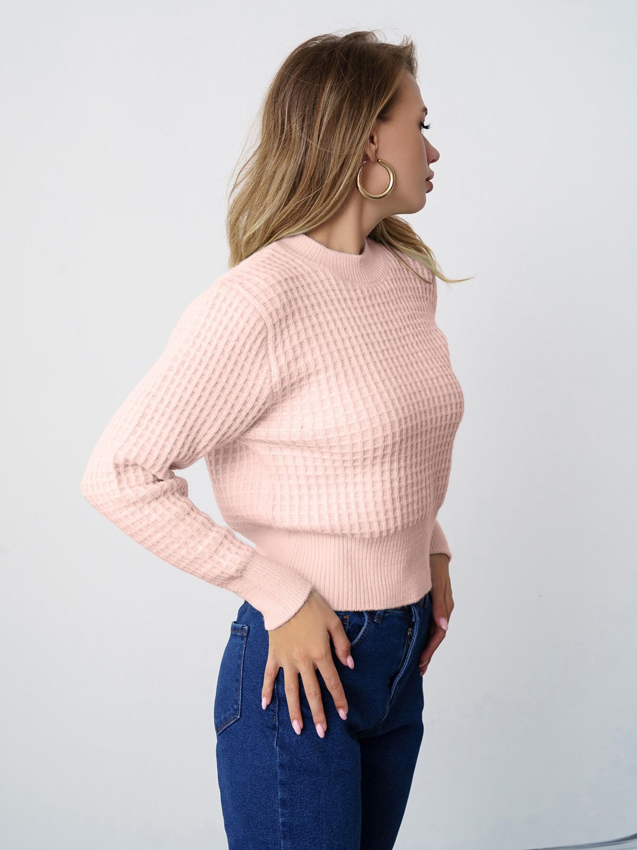 

ISSA Plus Свитер (WN20-323_pink) Женское, цвет - Розовый, материал - без подкладки