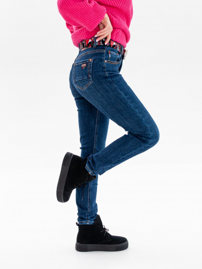 Скіні джинси ISSA Plus модель WN20-351_blue — фото - INTERTOP