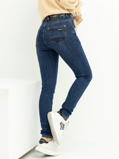 Скинни джинсы ISSA Plus модель WN20-352_blue — фото - INTERTOP