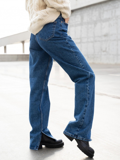 Расклешенные джинсы ISSA Plus модель WN20-353_blue — фото - INTERTOP