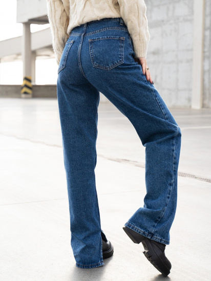 Расклешенные джинсы ISSA Plus модель WN20-353_blue — фото 3 - INTERTOP