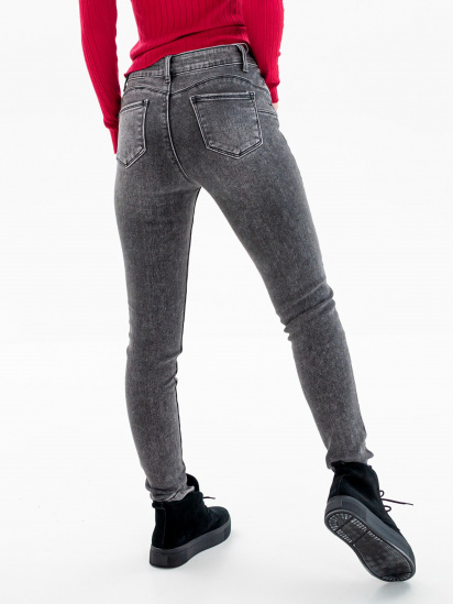 Скинни джинсы ISSA Plus модель WN20-356_grey — фото 3 - INTERTOP