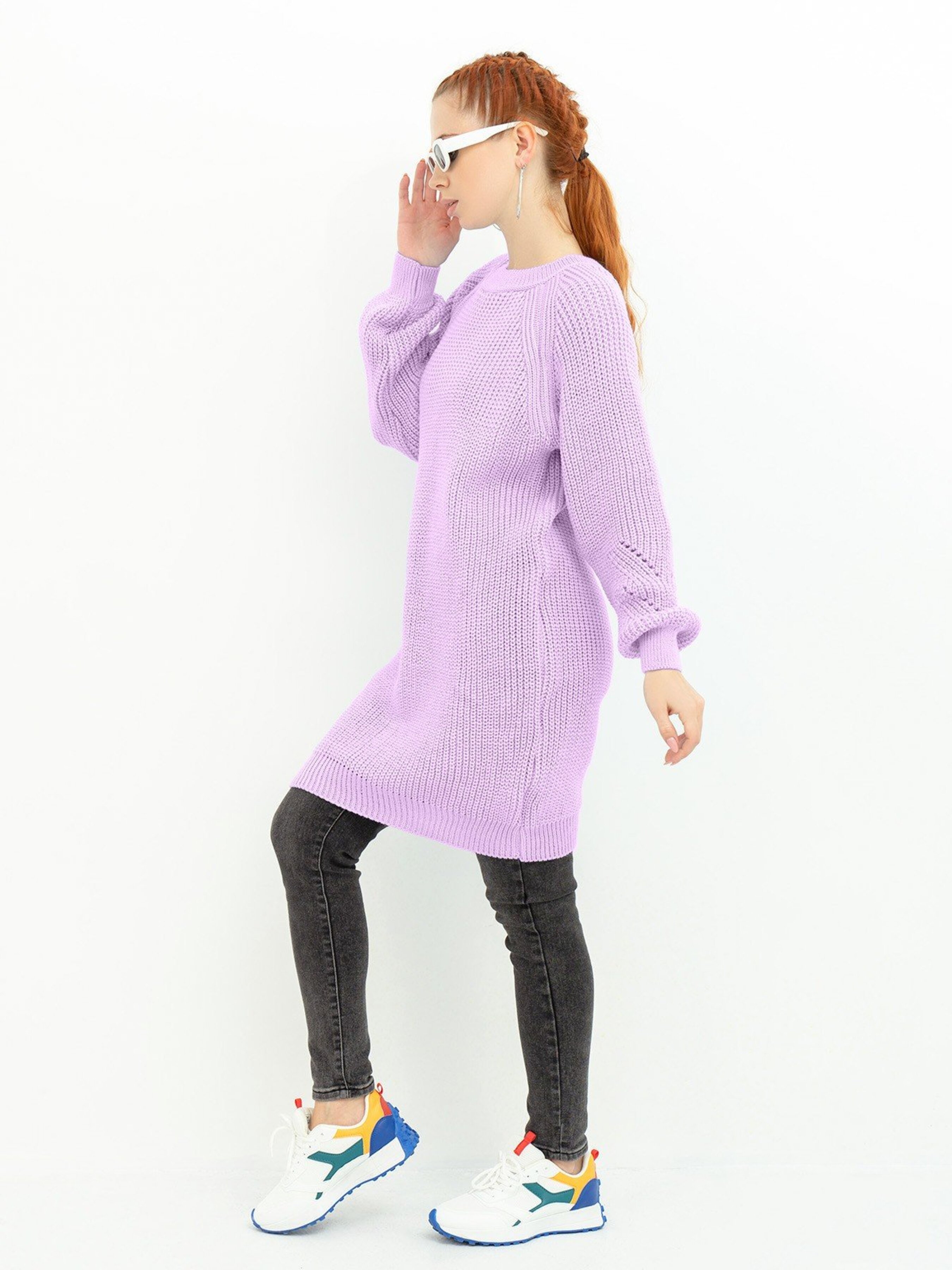 

ISSA Plus Туника (WN20-363_lilac) Женское, цвет - Сиреневый, материал - Без подкладки