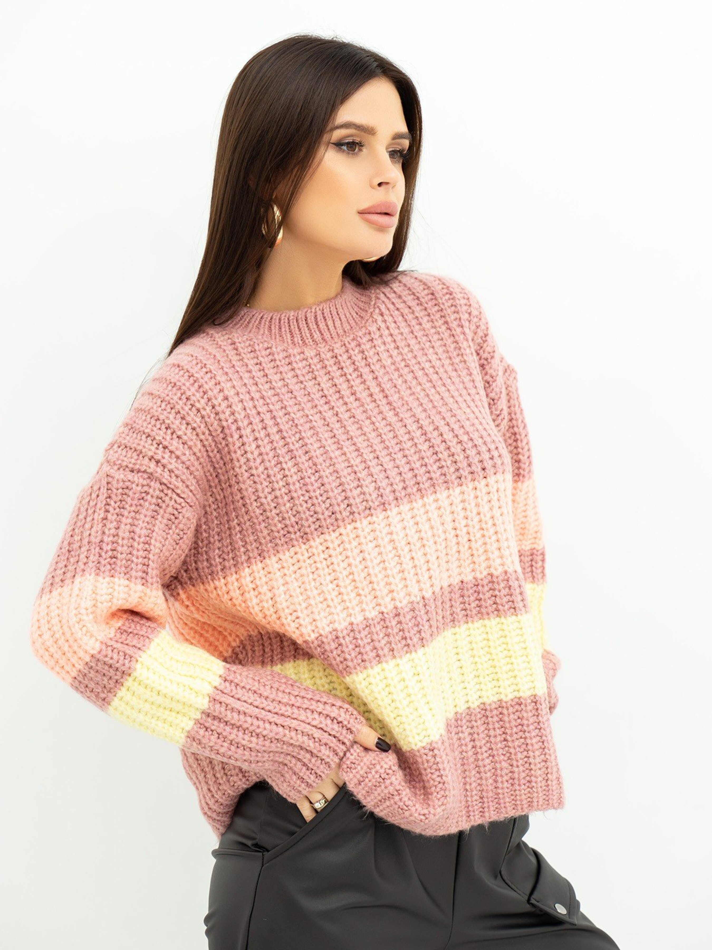 

ISSA Plus Свитер (WN20-383_pink) Женское, цвет - Розовый, материал - без подкладки