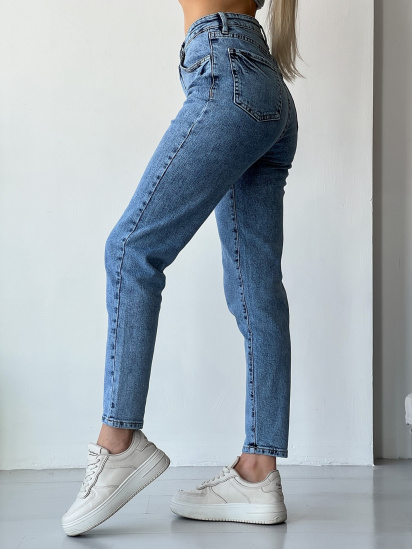 Прямі джинси ISSA Plus модель WN20-397_blue — фото - INTERTOP