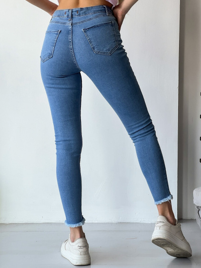 Скіні джинси ISSA Plus модель WN20-408_blue — фото 3 - INTERTOP