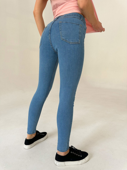 Скинни джинсы ISSA Plus модель WN20-410_blue — фото 3 - INTERTOP