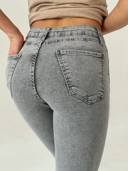 Скіні джинси ISSA Plus модель WN20-410_grey — фото 3 - INTERTOP