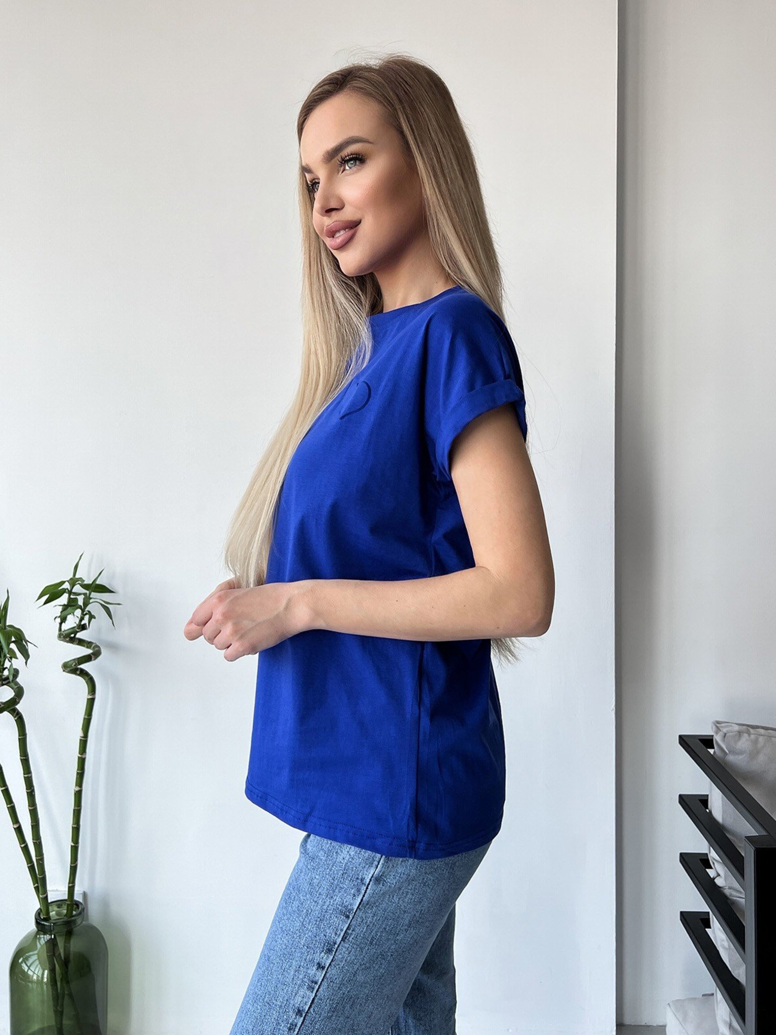 

ISSA Plus Футболка (WN20-457_blue) Женское, цвет - Синий, материал - Без подкладки