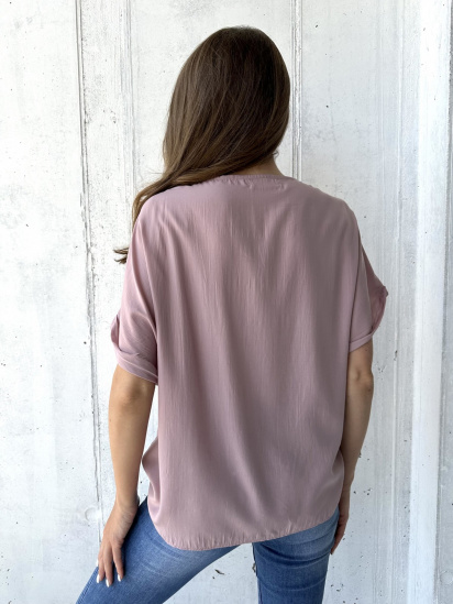 Блуза ISSA Plus модель WN20-494_pink — фото 3 - INTERTOP