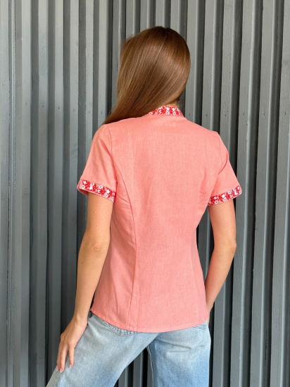 Вишита сорочка ISSA Plus модель WN20-527_pink — фото 3 - INTERTOP