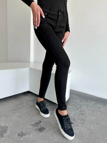Скіні джинси ISSA Plus модель WN20-542_black — фото - INTERTOP