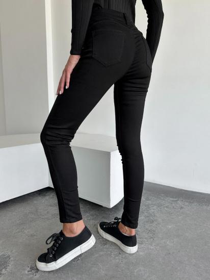 Скіні джинси ISSA Plus модель WN20-542_black — фото 3 - INTERTOP