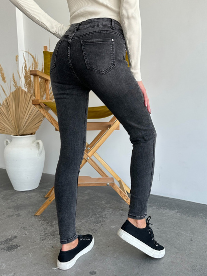 Скинни джинсы ISSA Plus модель WN20-543_gray — фото 3 - INTERTOP