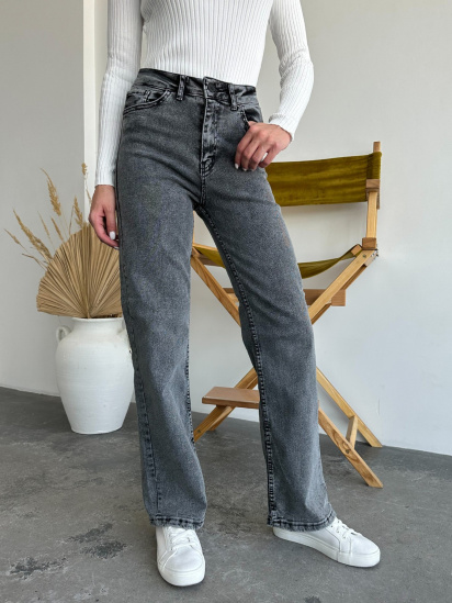 Прямі джинси ISSA Plus модель WN20-544_gray — фото 4 - INTERTOP