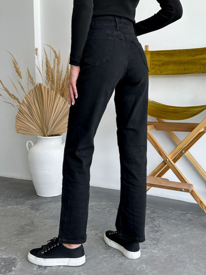Прямі джинси ISSA Plus модель WN20-545_black — фото 3 - INTERTOP