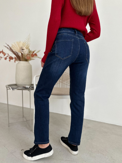 Прямі джинси ISSA Plus модель WN20-570_синий — фото - INTERTOP