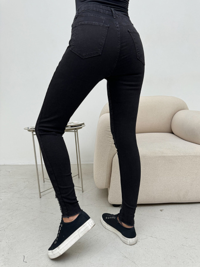 Скинни джинсы ISSA Plus модель WN20-585_черный — фото - INTERTOP