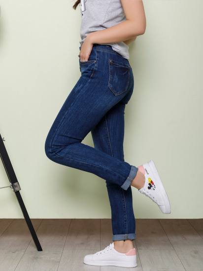 Скинни джинсы ISSA Plus модель WN20-73_blue — фото - INTERTOP