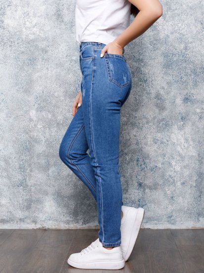 Скіні джинси ISSA Plus модель WN20-75_синий — фото - INTERTOP