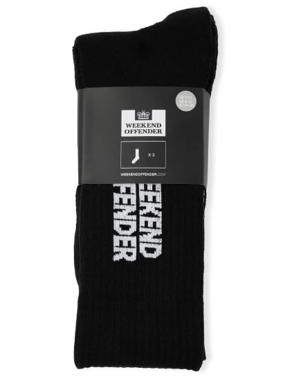 Набір шкарпеток Weekend Offender модель WOSSM006-BLACK — фото - INTERTOP