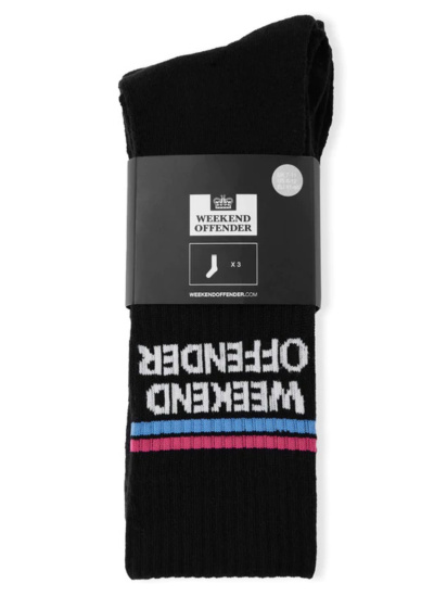 Набір шкарпеток Weekend Offender модель WOSSM007-BLACK — фото 3 - INTERTOP