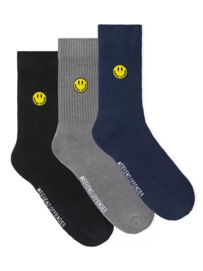 Набір шкарпеток Weekend Offender модель WOSSM009-NABLGREY — фото - INTERTOP