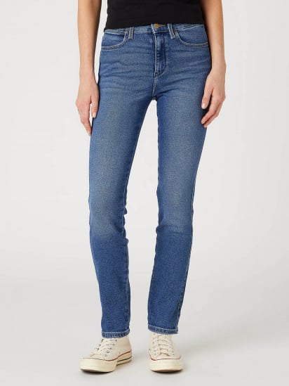 Прямые джинсы Wrangler Slim модель W26LTX386 — фото - INTERTOP