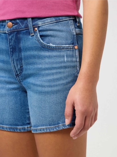 Шорты джинсовые Wrangler Boyfriend модель 112351037 — фото 4 - INTERTOP