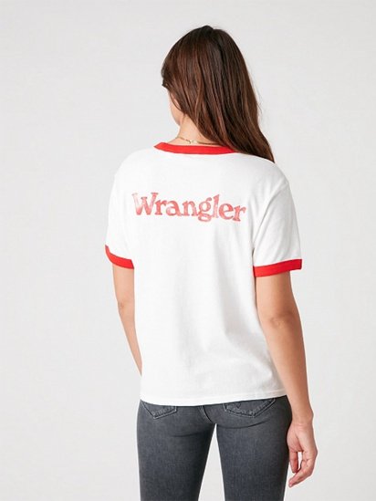 Футболка Wrangler Ringer модель W7S0DRR06 — фото - INTERTOP