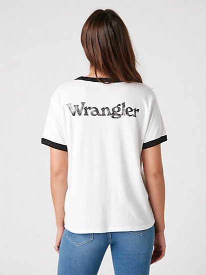 Футболка Wrangler Ringer модель W7S0DRXV6 — фото - INTERTOP