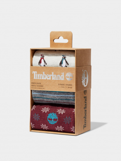 Набор носков Timberland 3-Pack Holiday модель TB0A1F6H280 — фото - INTERTOP